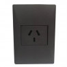 Conjunto armado CAMBRE S.XXII 1 tomacorriente combinado polarizado 10A gris