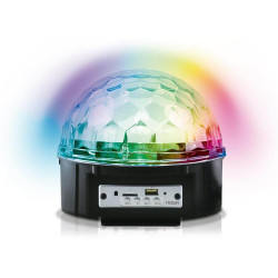 Parlante noga 02010 bluetooth semi esfera con luces