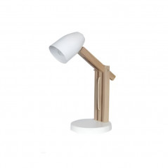 Lámpara de escritorio CARILUX para 1 luz E27 paraíso regulable cabezal blanco