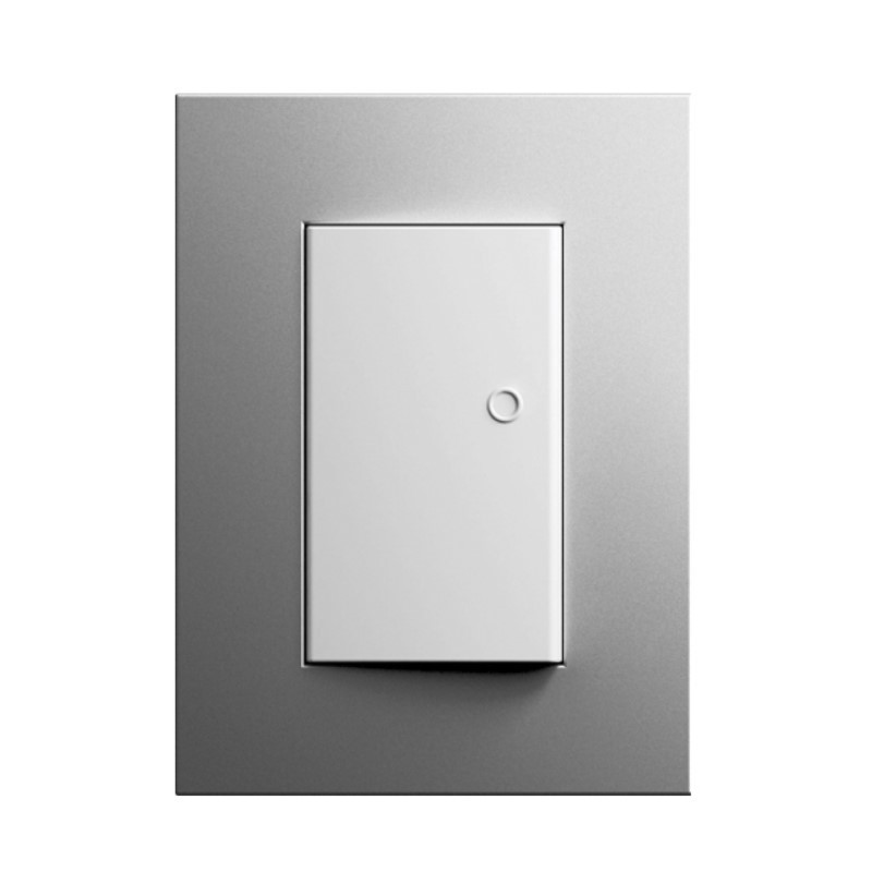 Tapa TECLASTAR QUADRA para bastidor 3 módulos plata Tapa TECLASTAR QUADRA para bastidor 3 módulos plata