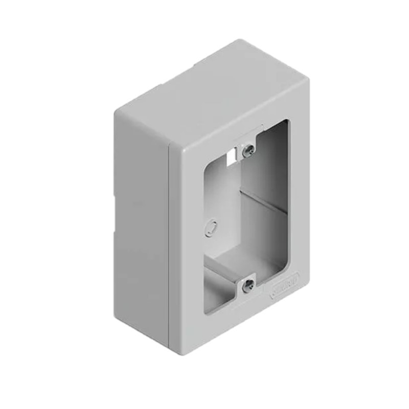 Caja rectangular SISTELECTRIC plástico exterior gris 5x10x5cm Caja rectangular SISTELECTRIC plástico exterior gris 5x10x5cm