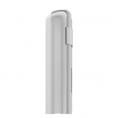 Portatubo led MACROLED Estanco doble G13 120cm gris