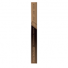 Portatubo led MACROLED Estanco doble G13 120cm gris