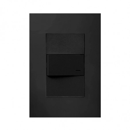Conjunto armado JELUZ PLATINUM 1 punto 10A negro