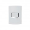 Conjunto armado SICA LIFE 1 pulsador 10A blanco
