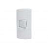 Conjunto armado SICA LIFE 1 pulsador 10A blanco