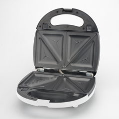 Sandwichera YELMO SW-1801 3 en 1 inoxidable 750W blanca reacondicionado