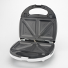 Sandwichera YELMO SW-1801 3 en 1 inoxidable 750W blanca reacondicionado