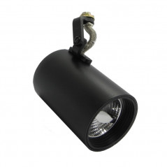 Cabezal LUCCIOLA GUARDARE I dicro para 1 luz GU10 con soporte negro