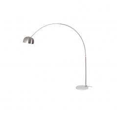 Lámpara de pie 180° ILUMINACIÓN ROCK L para 1 luz E27 arco ajustable blanco