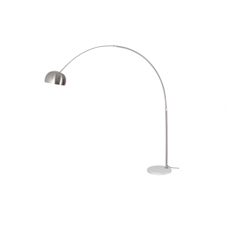 Lámpara de pie 180° ILUMINACIÓN ROCK L para 1 luz E27 arco ajustable blanco
