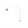 Lámpara de pie 180° ILUMINACIÓN ROCK L para 1 luz E27 arco ajustable blanco