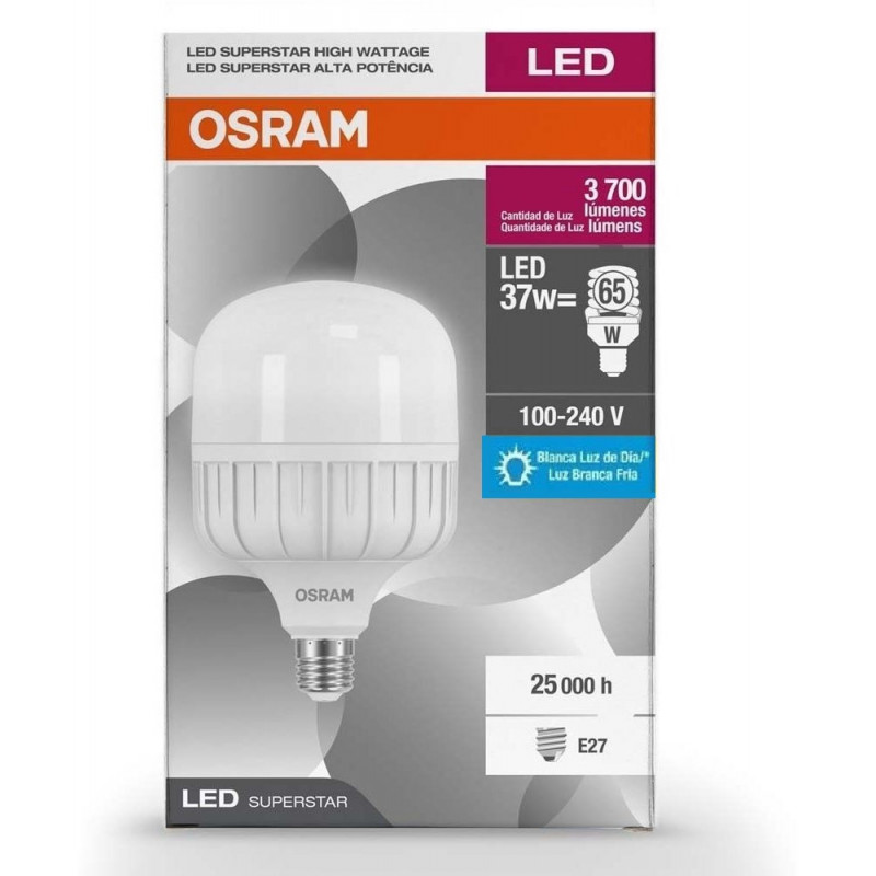 Lámpara led osram high wattage e27 de 36w luz dia
