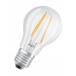 Lámpara osram led vintage cl60a bulbo e27 de 7w luz cálida