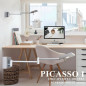 Aplique cabecera led 180° ILUMINACIÓN PICASSO I regulable 5W 3000K luz cálida