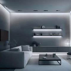 Tira led MACROLED flexible IP20 16W 600led 12v 6500K luz fría por metro