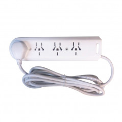 Prolongador multinorma KALOP 10A 4 tomas 2.5 metros blanco