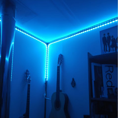 Tira led TBCin flexible 4.8W 60led IP65 12vcc luz azul por metro