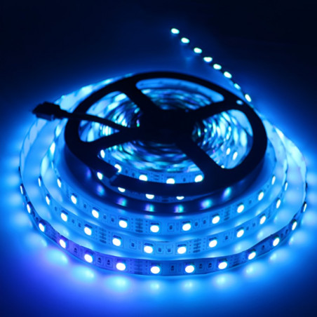 Tira led TBCin flexible 4.8W 60led IP65 12vcc luz azul por metro