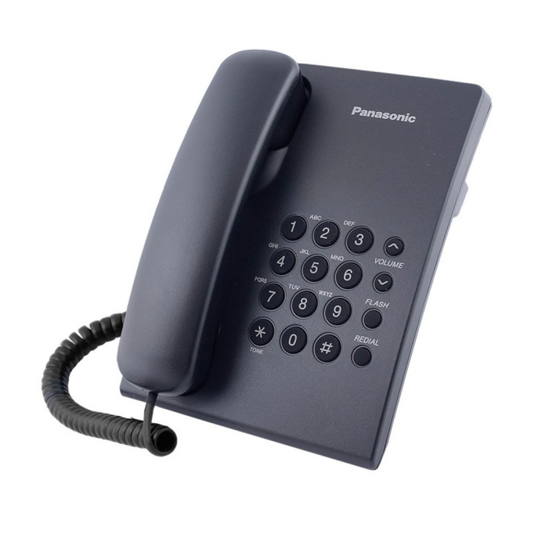 Telefono panasonic kx-ts500 de mesa negro
