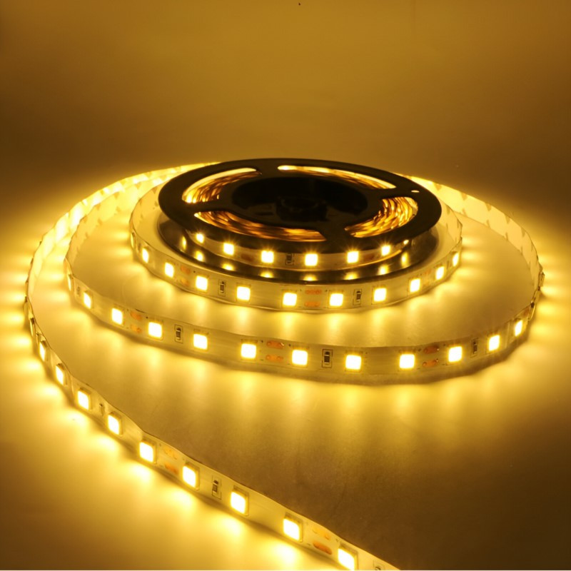 Tira led TBCIN flexible 4.8W 60led IP20 12vcc luz cálida por metro