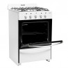 Cocina ESCORIAL MASTER CLASSIC gas licuado 56cm 4 hornallas blanco outlet