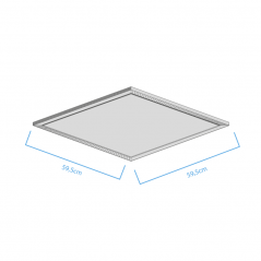 Panel led MACROLED cuadrado 40W 3600lm 4500K luz neutra