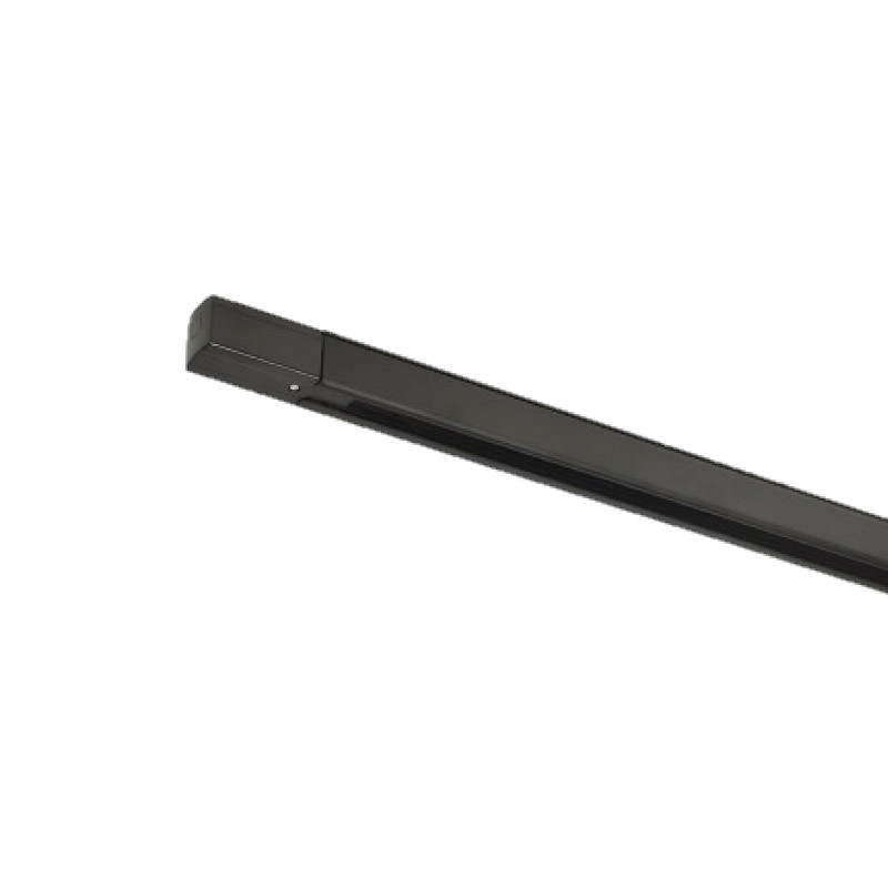 Riel aluminio LUCCIOLA 1 efecto por 1 metro negro Riel aluminio LUCCIOLA 1 efecto por 1 metro negro