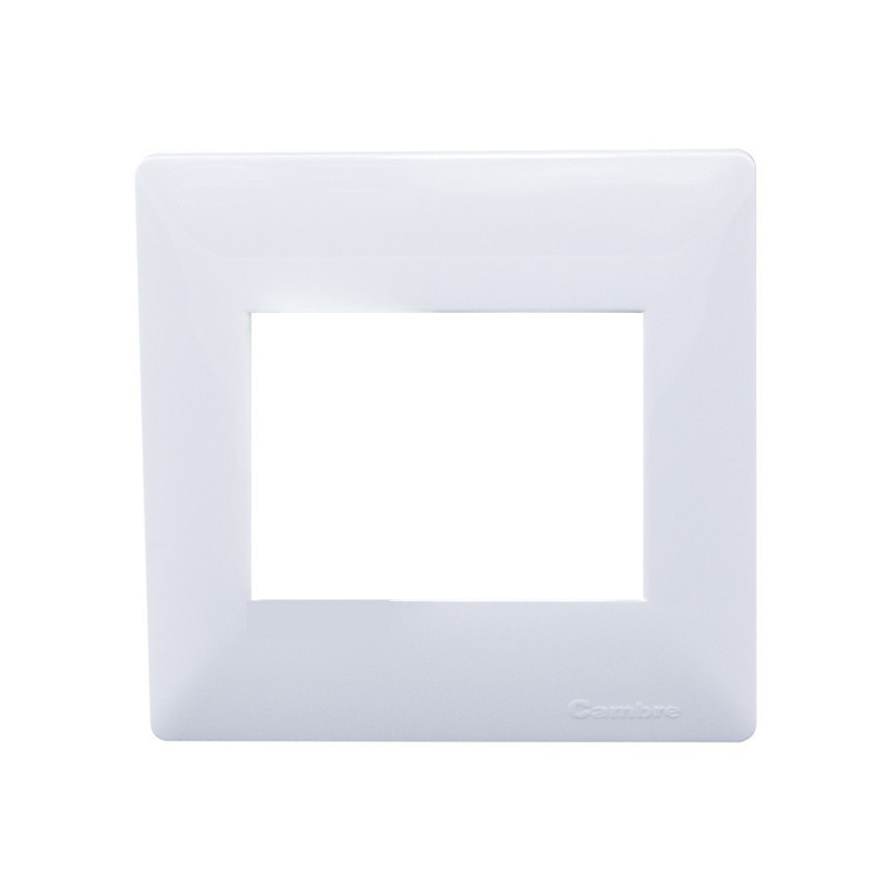 Tapa CAMBRE S.XXII mignon 2 módulos blanco Tapa CAMBRE S.XXII mignon 2 módulos blanco