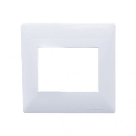 Tapa CAMBRE S.XXII mignon 2 módulos blanco
