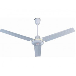 Ventilador de techo everest 55'' 3 palas metalicas color blanco