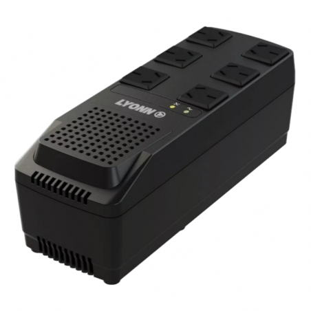 Estabilizador LYONN TCA N-V 1200VA 220V 6 tomacorriente