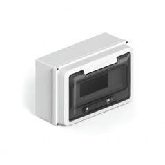 Caja para térmicas SISTELECTRIC 12 módulos exterior gris