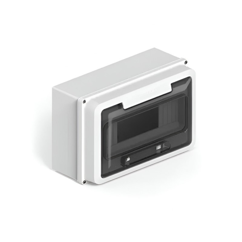 Caja para térmicas SISTELECTRIC 12 módulos exterior gris Caja para térmicas SISTELECTRIC 12 módulos exterior gris
