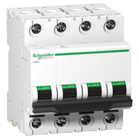 Térmica schneider ic60n tetrapolar 63a 6ka curva c