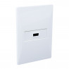 Conjunto armado CAMBRE S.XXII toma usb A 2.5A blanco