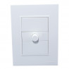 Conjunto armado CAMBRE BAUHAUS variador para ventilador 300w blanco