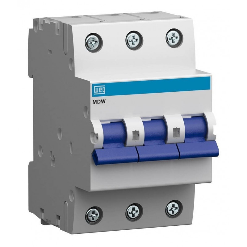 Térmica tripolar WEG MDW-C16 16A 5kA curva c
