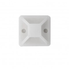 Porta precinto TACSA 19x19mm blanco por unidad