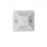 Porta precinto TACSA 19x19mm blanco por unidad