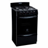 Cocina ESCORIAL PALACE gas licuado 51cm 4 hornallas negra
