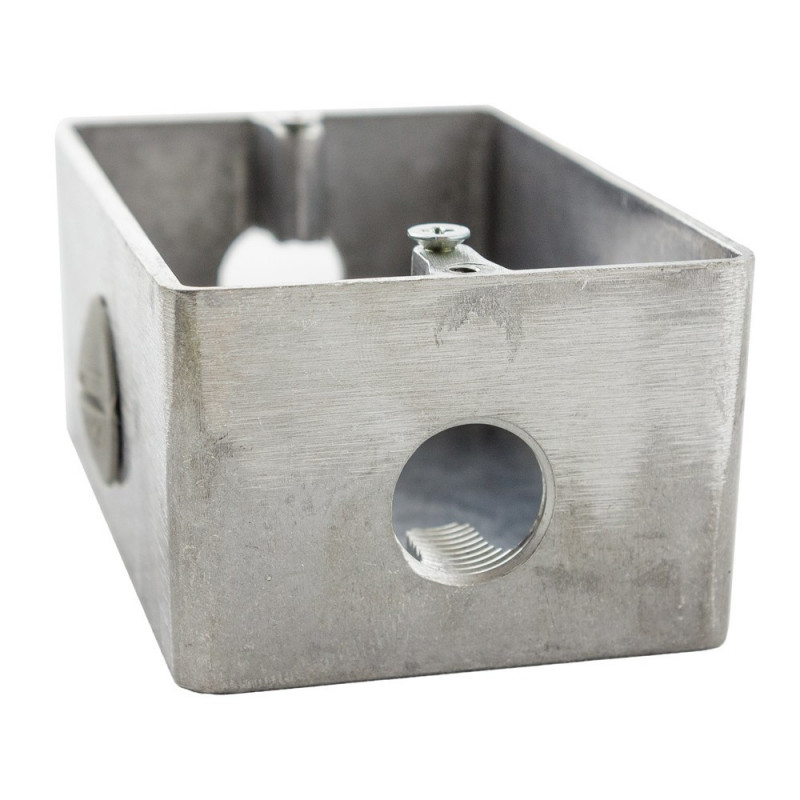 Caja rectangular múltiple DAISA para bastidor 1' sin tapa interior Caja rectangular múltiple DAISA para bastidor 1' sin tapa interior
