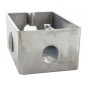 Caja rectangular múltiple DAISA para bastidor 1' sin tapa interior