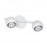 Aplique MARKAS ALYSSA para 2 luces GU10 barral blanco