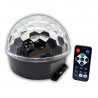 Bola disco led TBCin PARTY 6W RGB audiorítmica giratoria con control