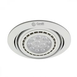 Spot candil zac embutido ar111 gu10 cardanico blanco