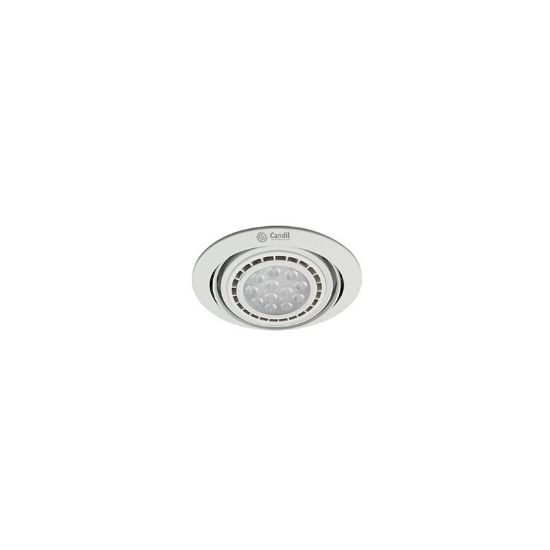 Spot para embutir CANDIL GU10 AR111 cardanico blanco