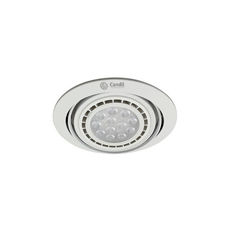 Spot para embutir CANDIL GU10 AR111 cardanico blanco