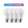 Combo ahorro LEDVANCE 4 lámparas led 7W luz fría