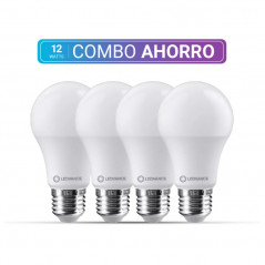 COMBO AHORRO LEDVANCE 4 lámparas led 12W luz fría